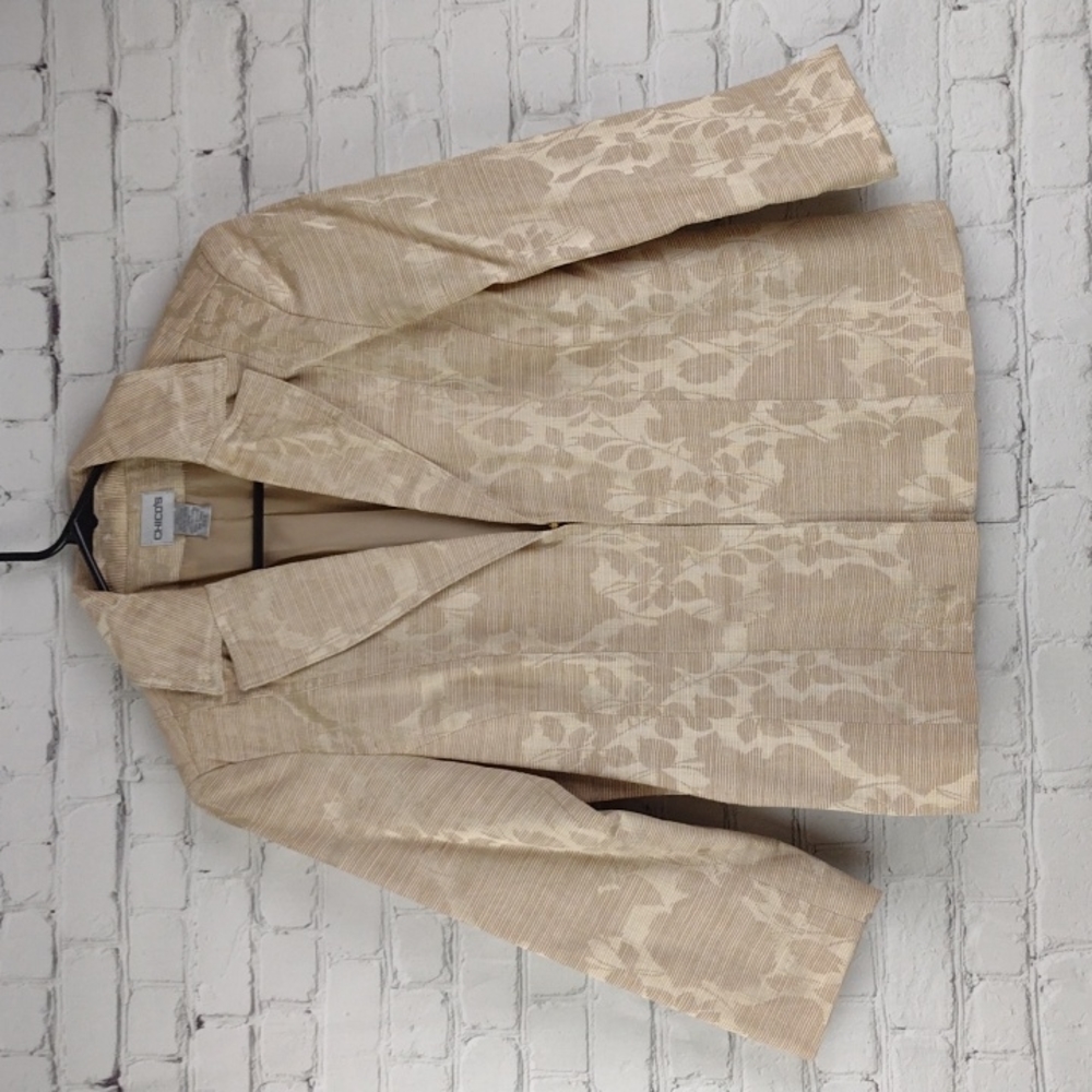 Chico's Paulette Jacquard Blazer Jacket 0